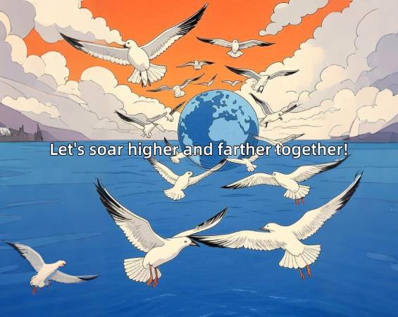 Let's soar higher and farther together!